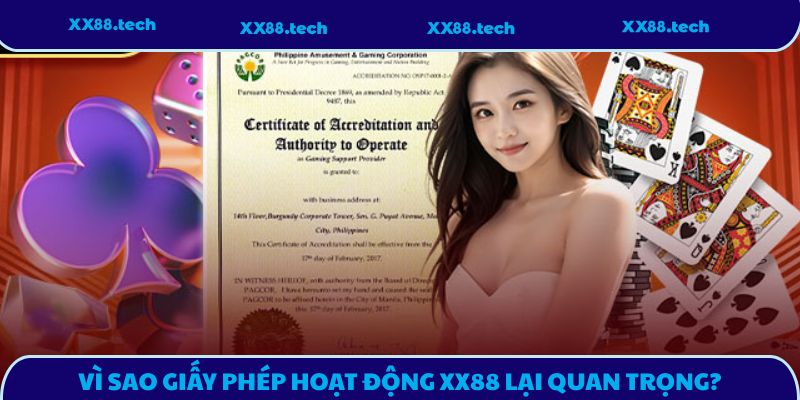 Giấy phép hoạt động XX88 - Bảo chứng vàng cho cá cược an toàn